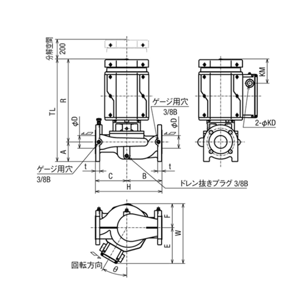 HITACHI-IES日立HE泵（JLH型）JLH65N-3.7