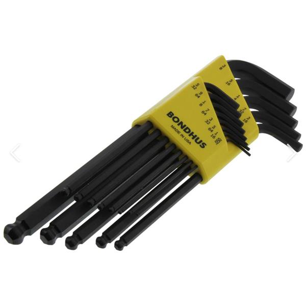 美國Bondhus波頭L型齒尖球端 扳手20499