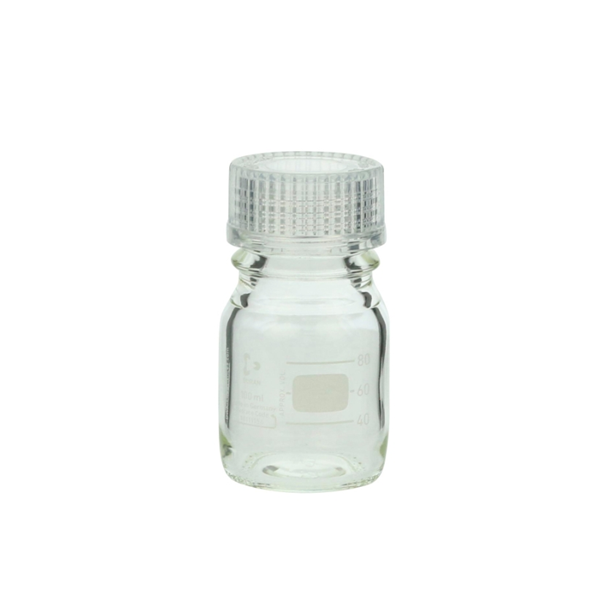 日本SIBATA柴田科學帶透明蓋的耐熱螺口瓶 017200-10003A