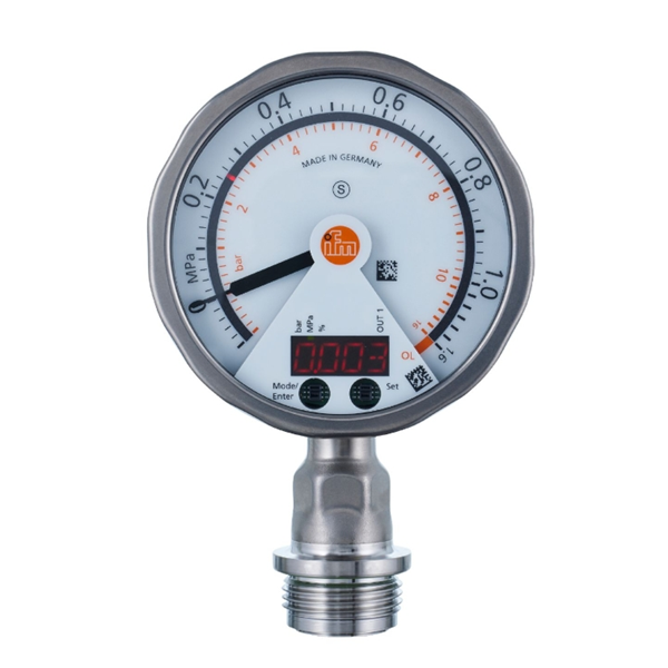 德國IFM易福門帶直觀開關點設定的壓力傳感器PK6521 PK-250-SFG14-HCPKG/US/ /W