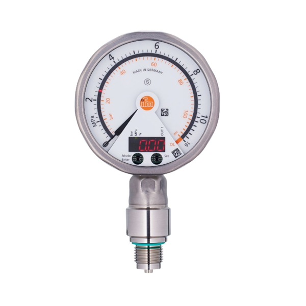 德國IFM易福門帶模擬顯示屏的齊平式壓力傳感器PG2438 PG-,25BREB12-MFRKG/US/ /P