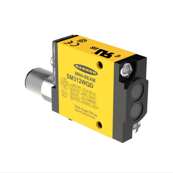 BANNER邦納美國MINI-BEAM系列光電傳感器  SM312CV W/30